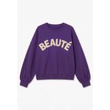 VERO MODA sweater met borduursels - paars