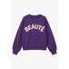 VERO MODA sweater met borduursels - paars
