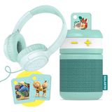 Galakto - Muziek- en luisterspeler voor kinderen voor thuis en onderweg, Token Fox & Sheep + 2 extra tokens (Maja/De Smurfen Bij) + hoofdtelefoon, zonder internet te horen, lange batterijduur