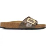 Birkenstock Slippers Dames Catalina Cushion Buckle Leerlook Groen