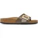 Birkenstock Sabots Dames Catalina Cushion Buckle Leerlook Groen