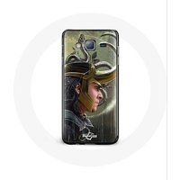 Maniacase Hoesje voor Samsung Galaxy J5 Loki Thor Ragnarok met Helm Fanart Seizoen 1