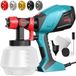 Système de pulvérisation de peinture Hvlp - 720 W - réservoir de 1200 ml - 5 buses en laiton - débit réglable