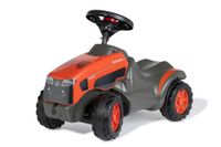 Rolly Toys RollyMinitrac Kubota 13 271 3 Kubota Babyglijbaan met opbergvak onder de motorkap, kniebeschermer voor kindervoertuigen, kinderspeelgoed