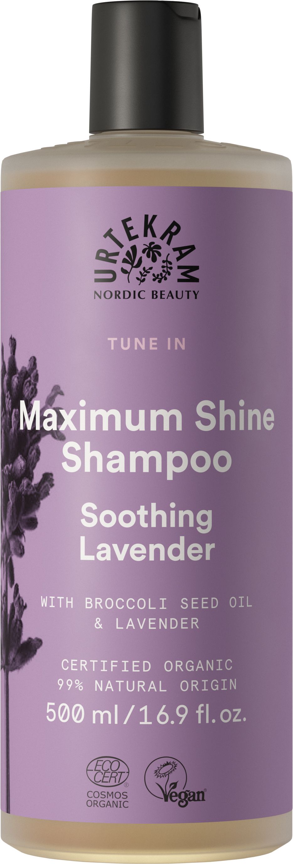 Urtekram Soothing Lavender Shampoo - 500 ml - For Women - All Hair Types