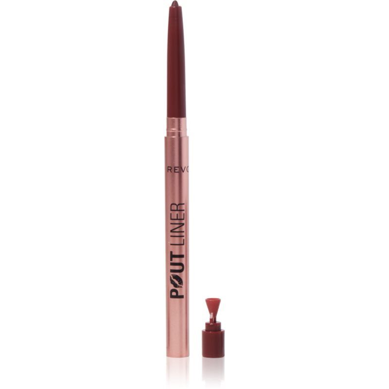 Revolution Beauty Pout Bomb Volumiserende Lippotlood, Langdurige Lipvormer met Hyaluronzuur & Vitamine E, Vegan & Dierproefvrij, Warme Bruin Cookie