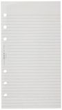 Filofax Personal Ruled Notepaper - White