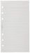 Filofax Personal Ruled Notepaper - White