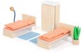 Small Foot Houten Poppenhuis Meubeltjes Slaapkamer