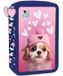 Derform Trousse à crayons avec 2 compartiments - Motif chien mignon, multicolore, Bagage pour enfant