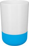 Spirella MOJI Tumbler Badkamer Beker - Blauw/Wit Kunststof