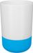 Spirella MOJI Tumbler Badkamer Beker - Blauw/Wit Kunststof