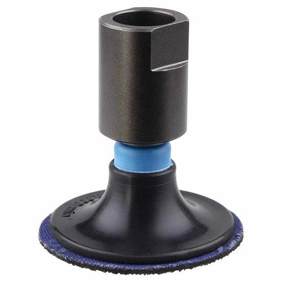 wolfcraft - Schuurschijfset voor haakse slijper M14 - 4 delig - Schuurkop - Steunschijf - 5607000
