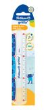 Pelikan griffix Bureauliniaal 150 mm Polystyreen (PS) Meerkleurig, Transparant 1 stuk(s)