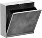 hansgrohe XtraStoris Rock - inbouw badkamer vuilnisemmer met betegelbare deur, verzonken wandnis 300 x 300 x 100 mm, prullenbak badkamer, badkamer accessoires, mat wit, 56089700