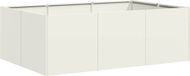 vidaXL Plantenbak 120x80x40 cm staal wit