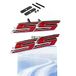 Yoaoo-oem® 1x OEM SS Embleem Grille+Decal Badge 3d voor Camaro Chevrolet Gm Serie Front Chrome Rood