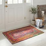 Safavieh loper, jute, rood, 76x122 cm