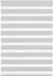 vidaXL Zebra rolgordijn 105x100 cm stofbreedte 100,9 cm lichtgrijs
