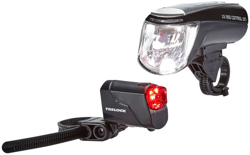 Trelock LS 950 CONTROL ION LS 720 Beleuchtungsset Fietsverlichting sets zwart