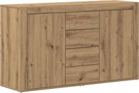 vidaXL Dressoir Artisan Eikenhout 120 x 36 x 69 cm