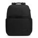 Piquadro Expandable laptop backpack 15,6" Men leather and fabric black
