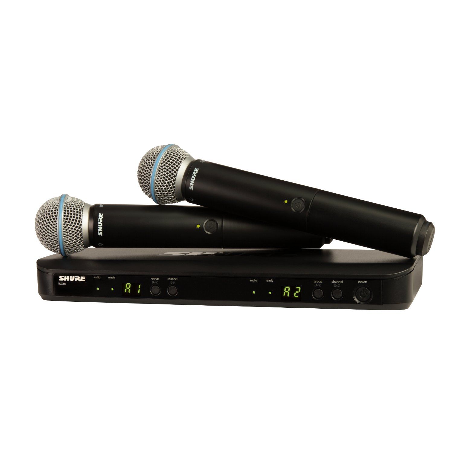 Shure BLX288 - Beta58A M17 662-686MHz dual handheld draadloos