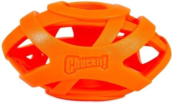 Chuckit! Breathe Right Football - Blauw - 14 cm