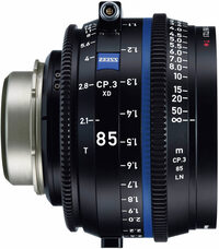 ZEISS Compact Prime CP.3 XD 85mm T2.1 PL-vatting met eXtended Data