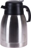 Merkloos Koffiekan/thermoskan - 1,5 liter - RVS - dubbelwandig - isoleerkan