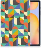 B2Ctelecom Samsung Galaxy Tab S6 Lite | S6 Lite (2022) Hippe Hoes Funky Retro Back Cover
