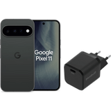 Google Pixel 11 256GB Zwart 5G + BlueBuilt Oplader met Usb C Poort 30W Zwart