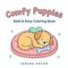 Comfy Puppies: Bold & Easy Coloring Book for Adults, Teens and Beginners