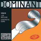 Thomastik-Infeld Dominant vioolsnaar G 1/4 – losse snaar (133 1/4), synthetische kern, zilver omwonden, middelzware spanning