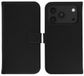 Selencia Echt Leren Bookcase - Zwart - Geschikt voor Apple iPhone 17 Pro Max