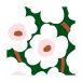 Marimekko Serviettes Unikko 33x33 cm, Lot de 21 Vert foncé