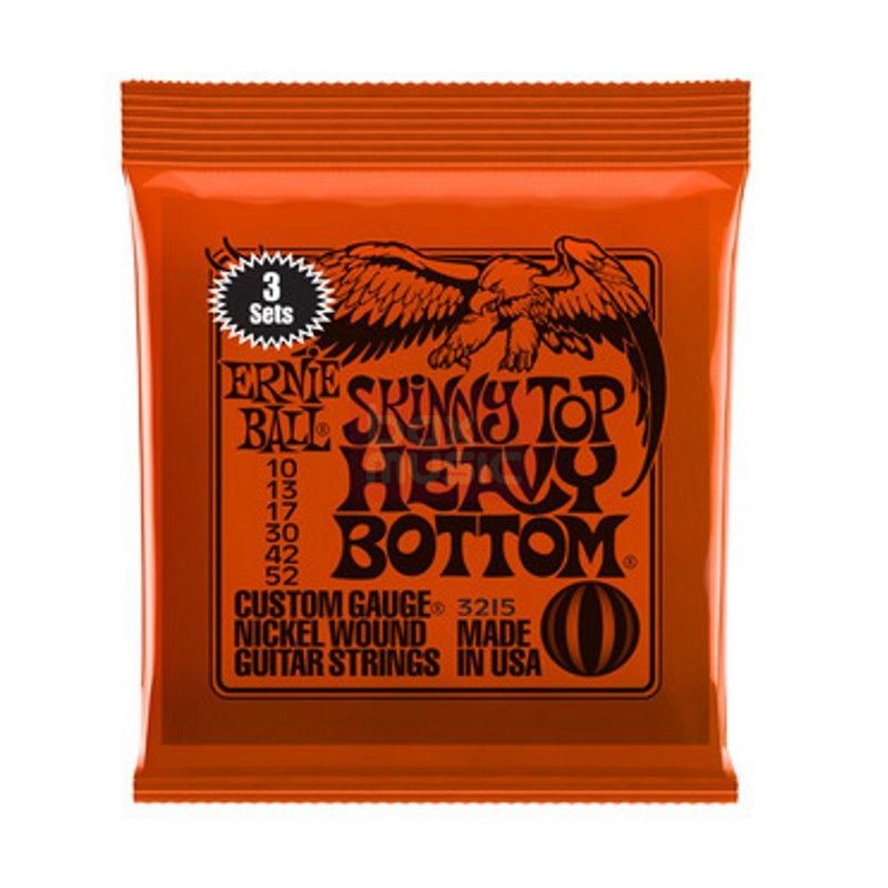 Ernie Ball 3215 Skinny Top Heavy Bottom Nickel Wound 3 Pack
