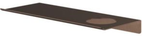 Hotbath &More Planchet 30 cm inclusief bevestigings rails met 1 uitsparing voor een zeepdispenser of beker Tuscan bronze