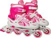 Patin à glace enfant, patin à roulettes, réglable, modèle CS310K, rose, taille 28-32