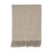 Scandi Living Plaid en laine Sandstone 130x180 cm Beige