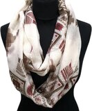 Dunne Colsjaal - Ronde Sjaal - Taupe - 90 x 50 cm (65004)