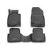OMAC 4605444 Ensemble de tapis de sol noir, ETP (élastomère thermoplastique)