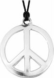 Widmann Hippie Flower Power ketting