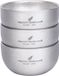ZenithVibe Mini double-walled cup of Titanium, 40ml, Insulation for Coffee and Whisky, Dishwasher-safe, Silver