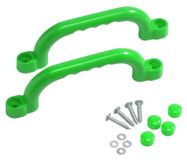 Poignée de jeu pour structure d'escalade - Vert foncé - Par paire (2 pièces) - Plastique PEHD - Tour de jeu