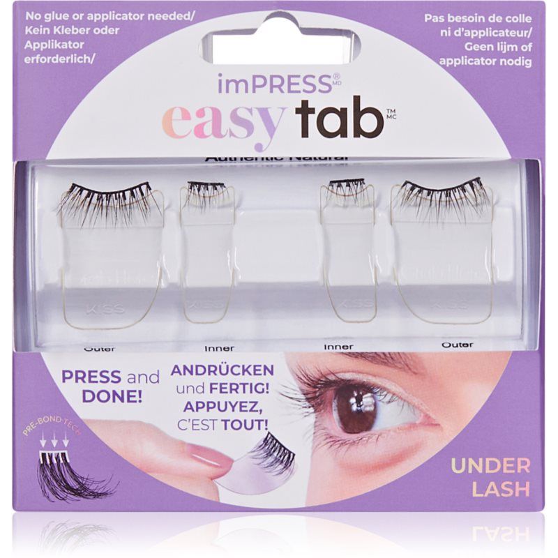 KISS imPRESS Press-On Falsies Easy Tab Authentic Natural