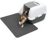 Tapis de litière pour chats - Gris - 60 x 90 cm