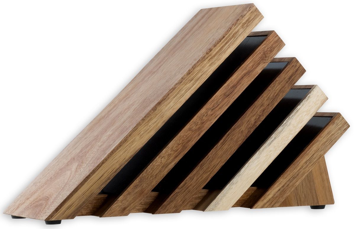 Messermeister Acaciahouten Magnetisch Messenblok - 16 Messen - Houtkleur