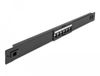 DeLOCK 66820 patch paneel 1U Zwart