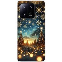 Xiaomi 13 Pro magie de noel bedrukt siliconen hoesje